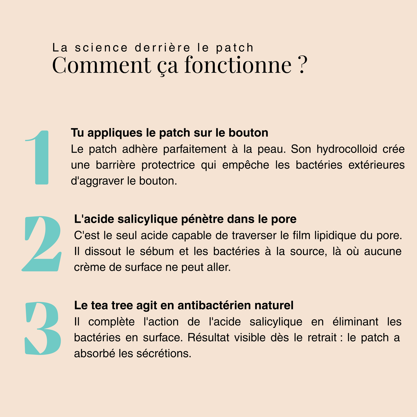 Patchs boutons invisibles hydrocolloïdes – action rapide nuit & jour